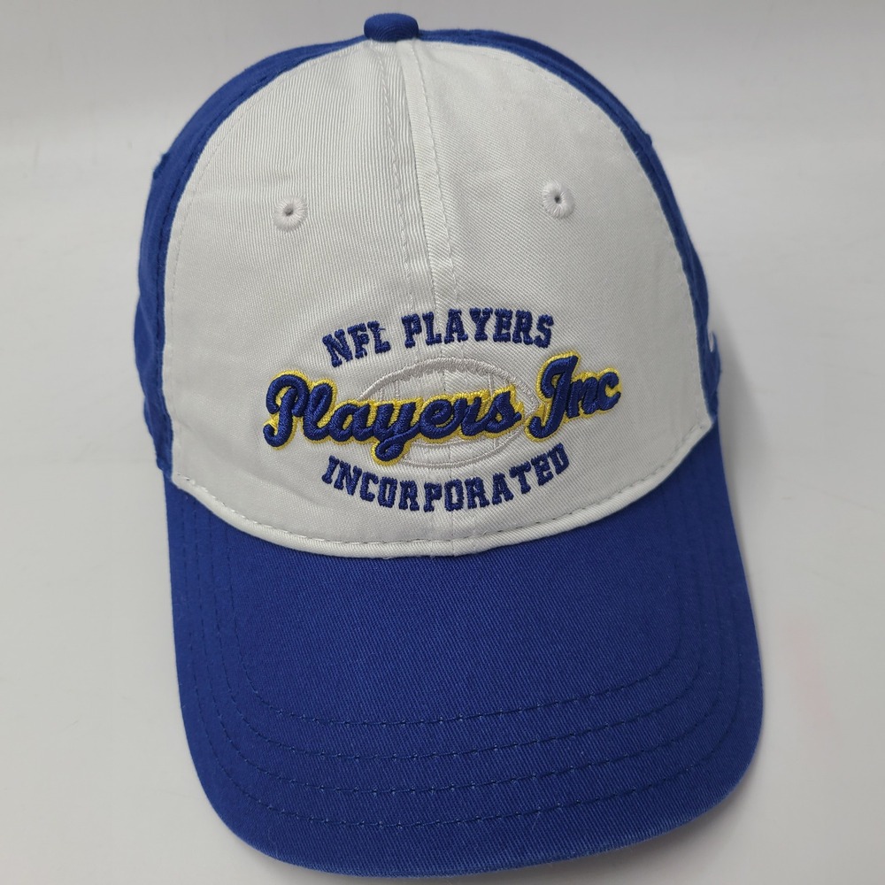 Vintage NFL Players Inc Hat Strapback Reebok Blue White Football Incorporated